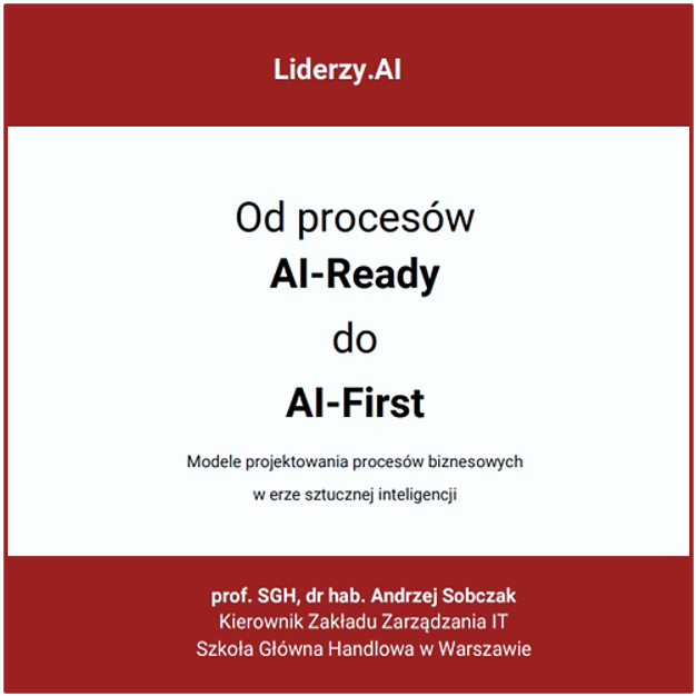 Okładka ebooka Od procesów AI-Ready do AI-First