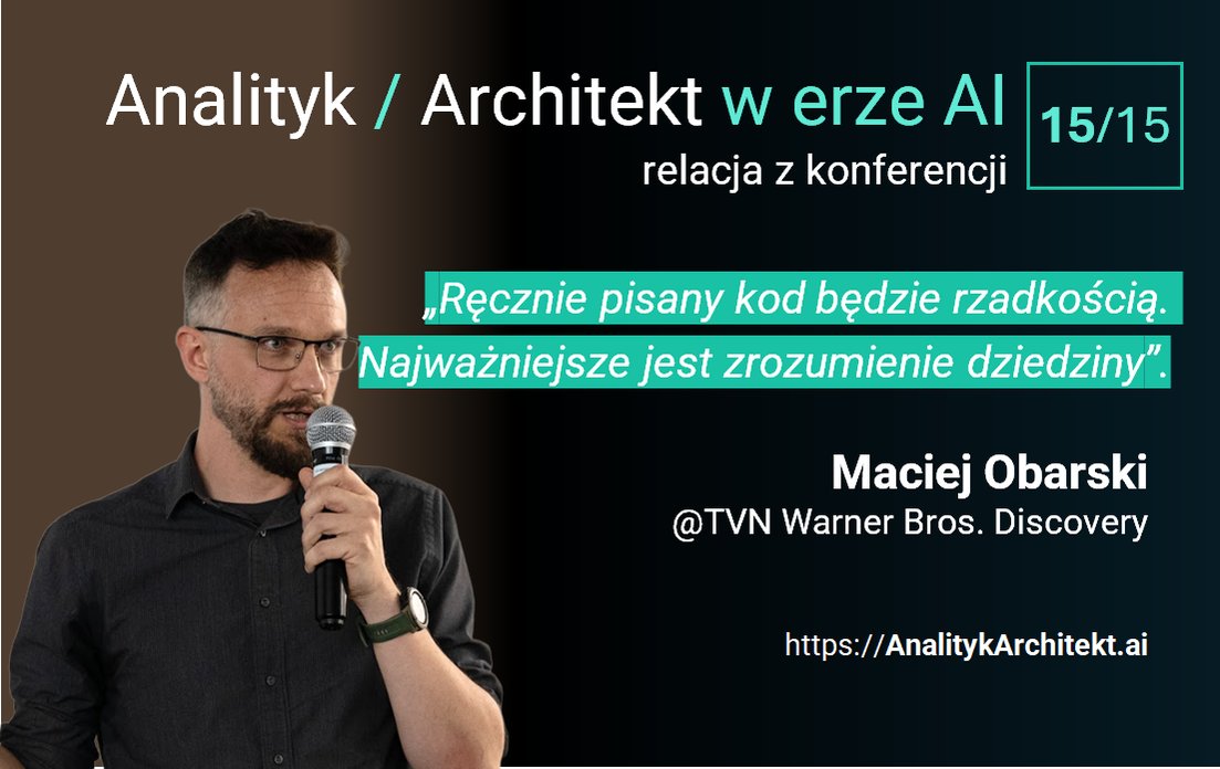 Maciej Obarski, TVN Warner Bros. Discovery - relacja z konferencji 15/15